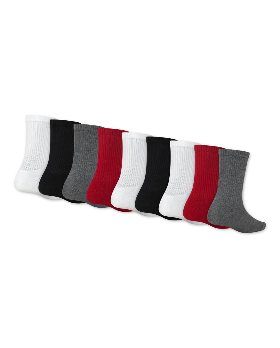 Calcetines Jordan Holiday Crew (paquete de 9) en caja de regalo - Rojo Rojo-2