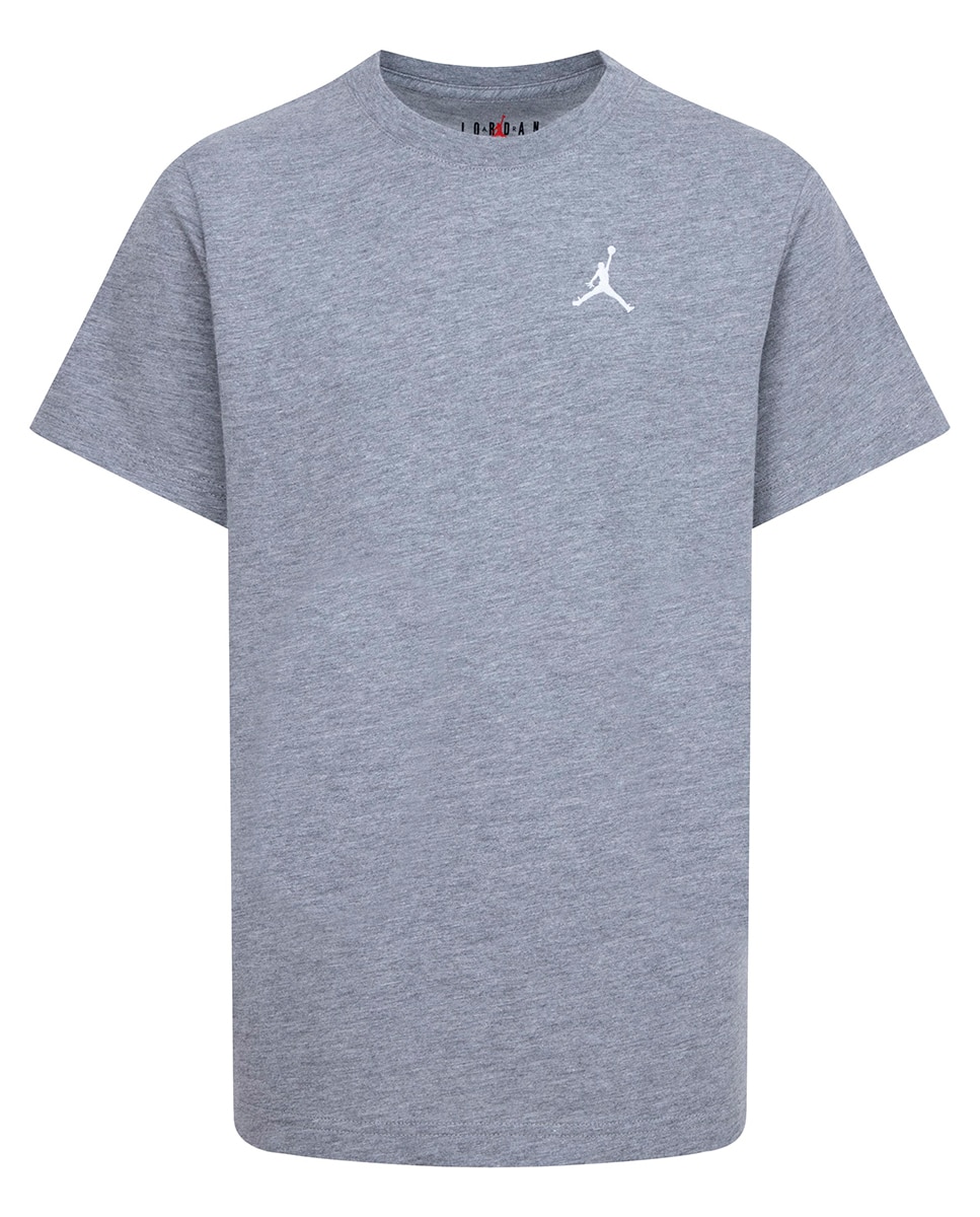Camiseta de niños Jdb Jumpman Air Emb Jordan - Gris carbón Gris carbón-4