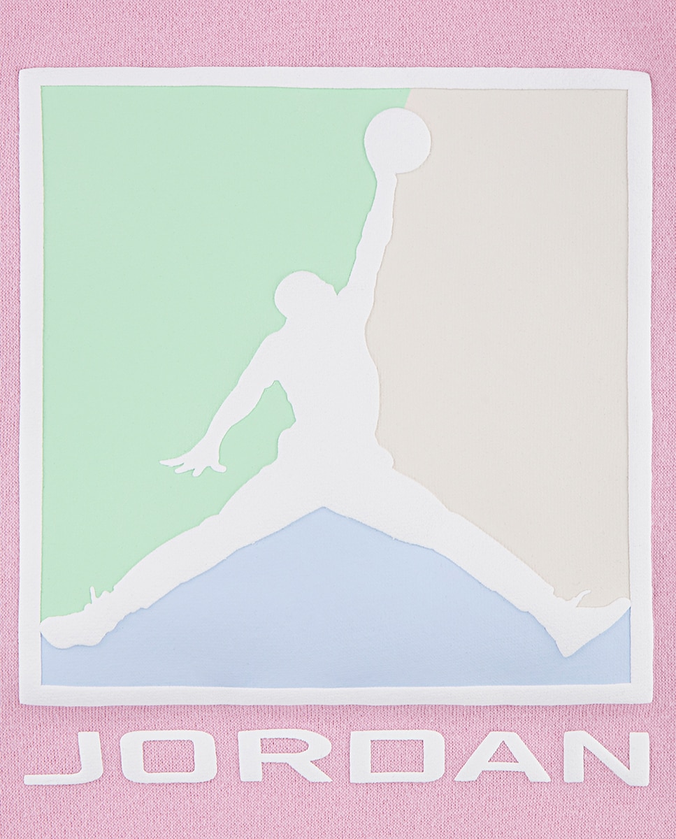 Sweatshirt com Capuz MJ Essentials Jordan Rosa-3