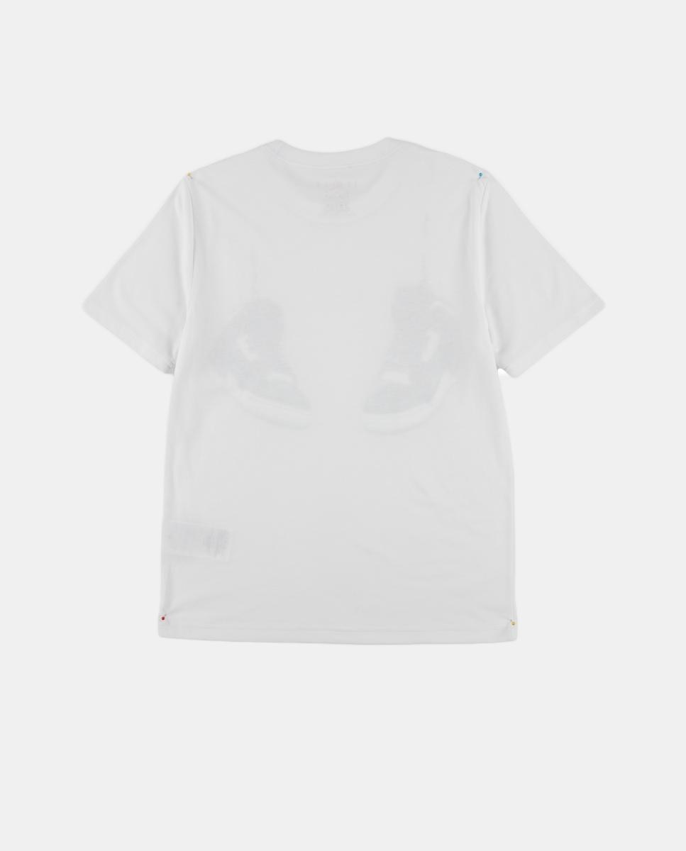 T-shirt AJ3 Shoe Strings Jordan Branco-2