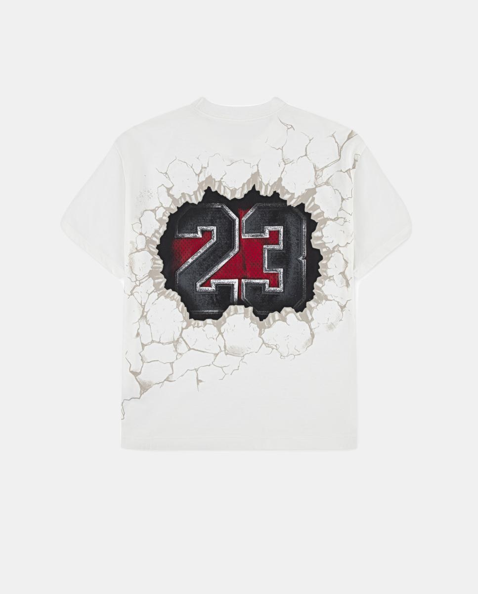T-shirt Break Through Jordan Branco-2