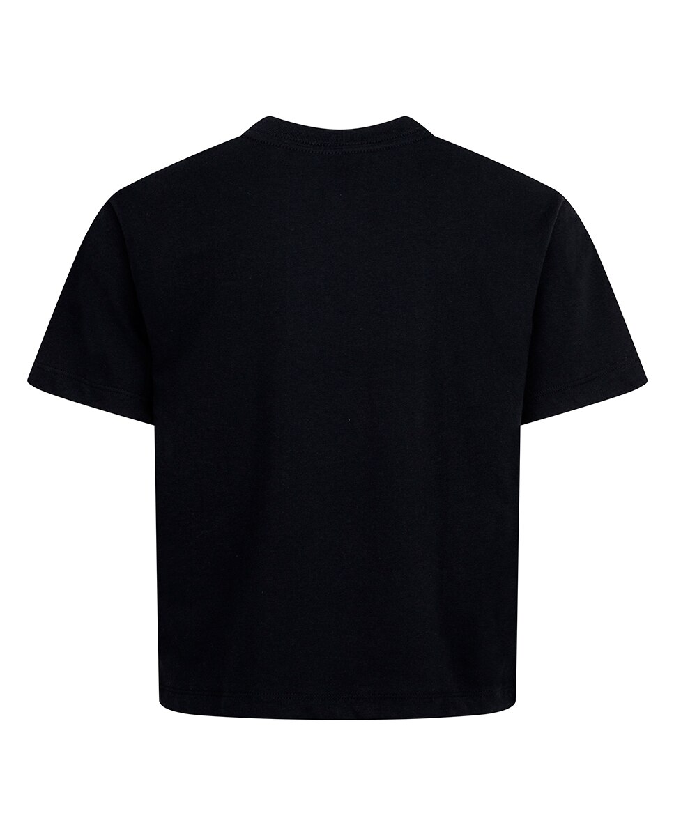 T-shirt de Manga Curta Brooklyn Essentials Preto-2