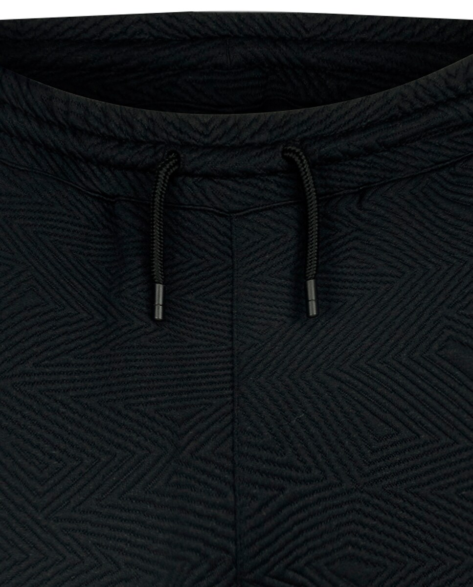 Calças MJ Sneaker School Jacquard Preto-6