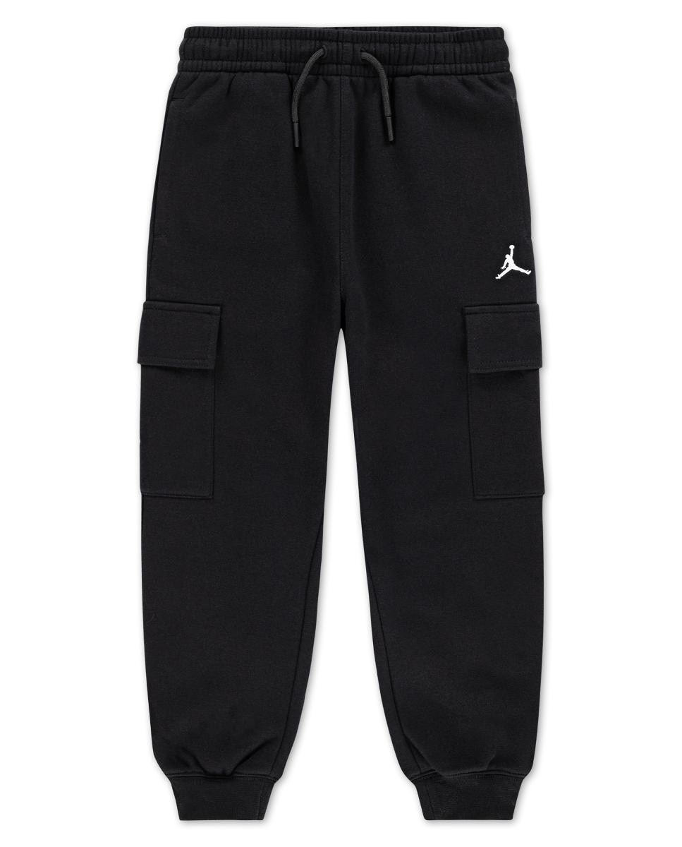 Calças Cargo de Forro Polar Brooklyn Preto-1