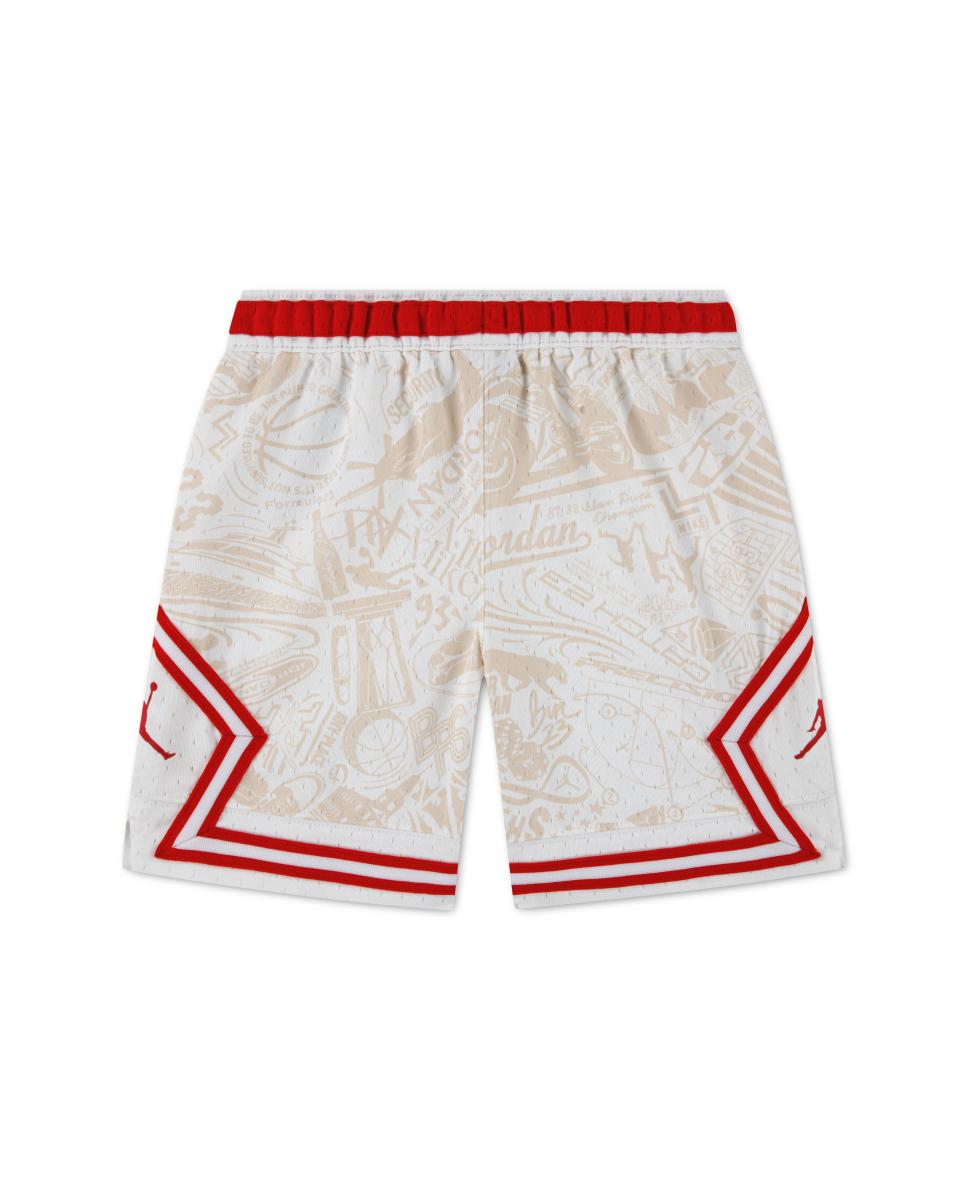 Calções Desportivos com Estampado Dri-FIT Diamond Vermelho-2