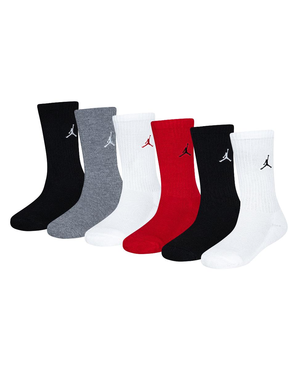 Pack de 6 Pares de Meias Everyday Essentials Unissexo Jordan Vermelho-1