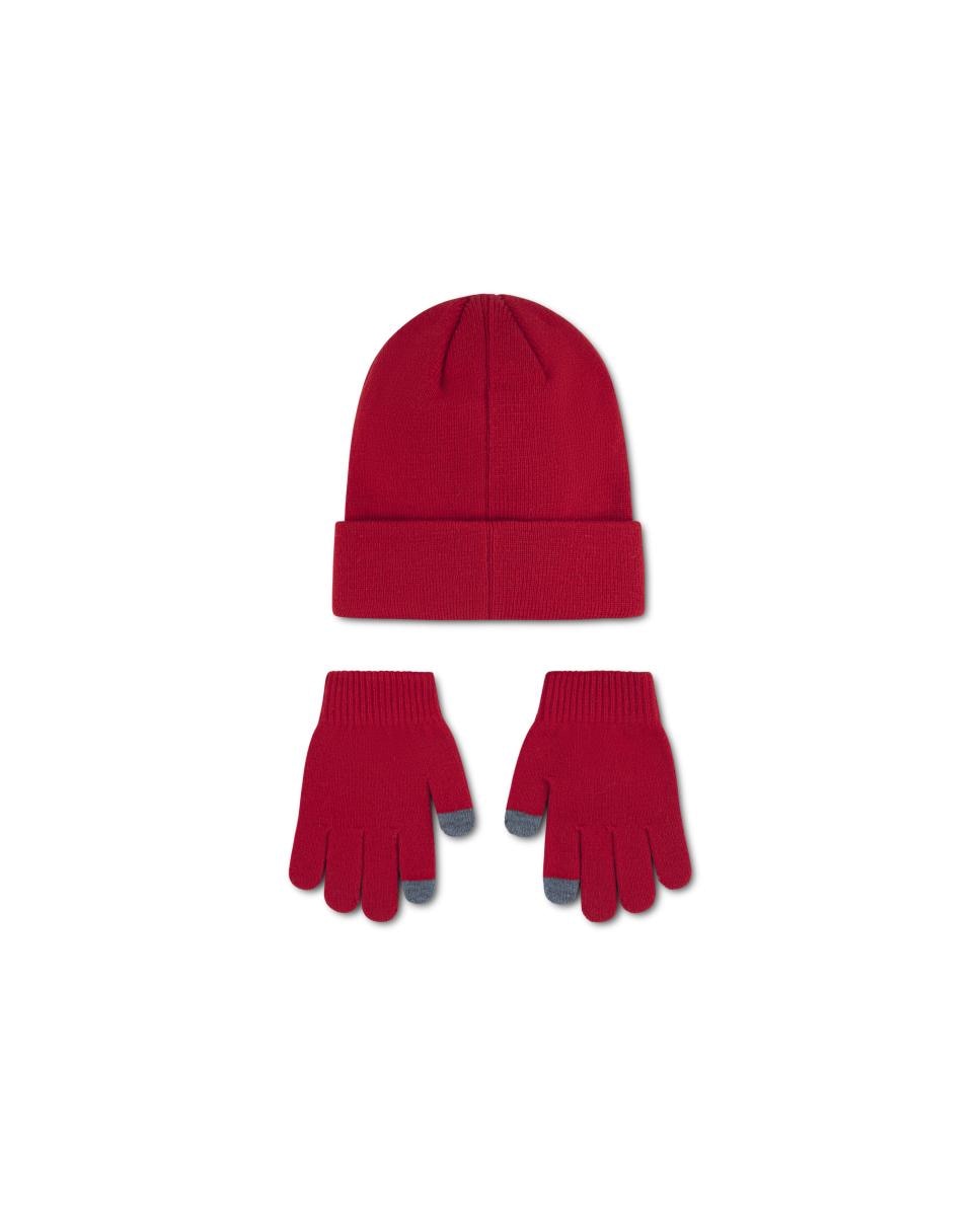 Conjunto de Gorro e Luvas - Jordan 23 Vermelho-2