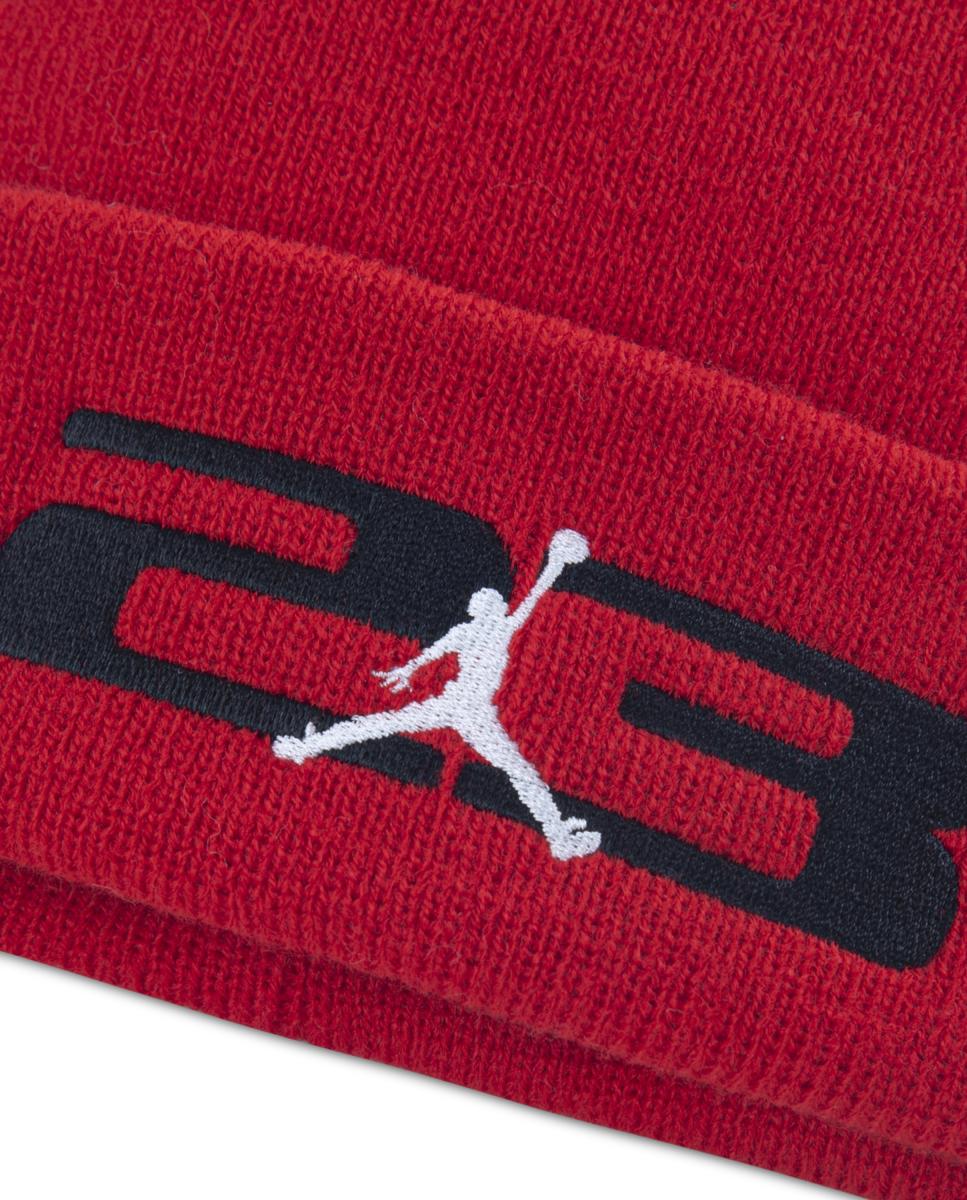 Conjunto de Gorro e Luvas - Jordan 23 Vermelho-3
