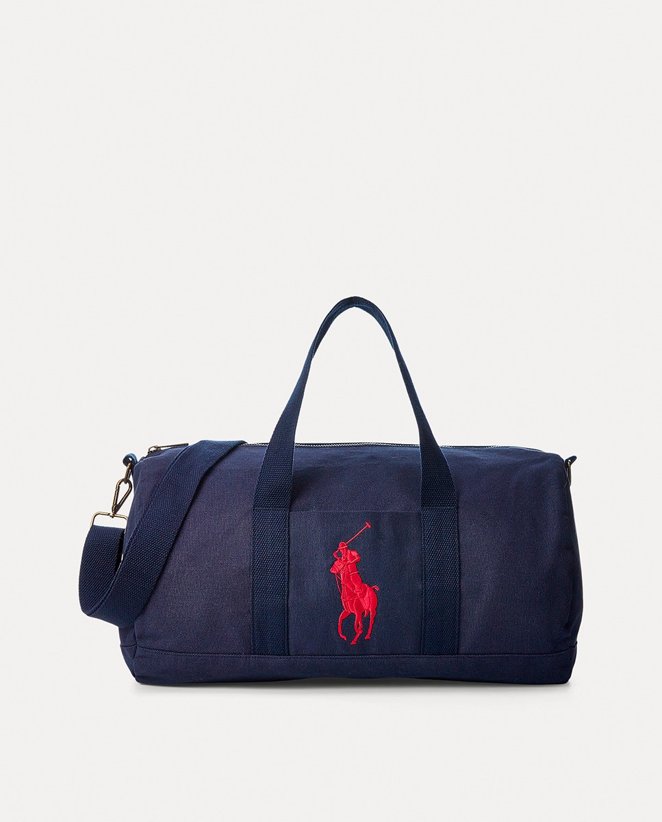 Mala com Desenho à Frente Polo Ralph Lauren Azul-marinho-1