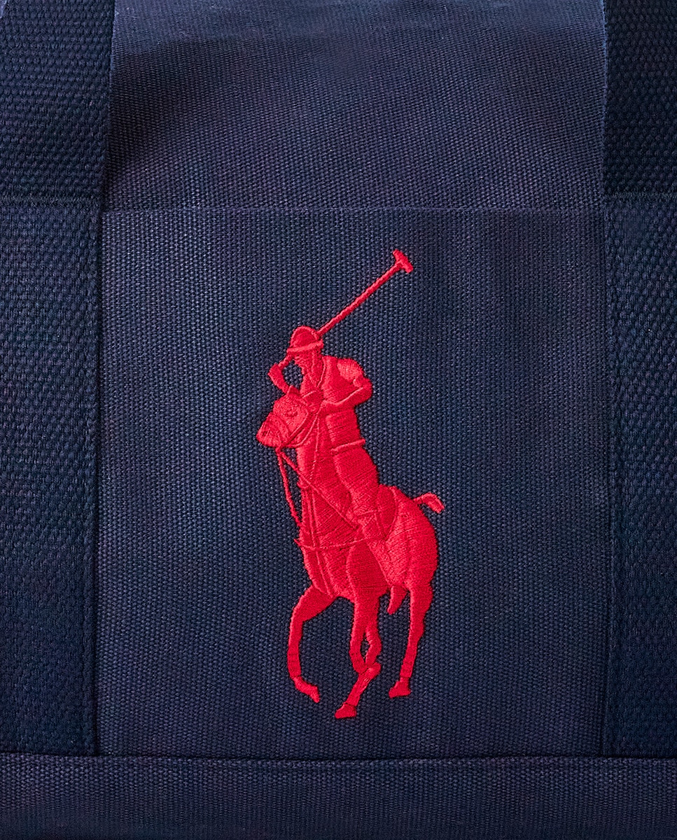 Mala com Desenho à Frente Polo Ralph Lauren Azul-marinho-5