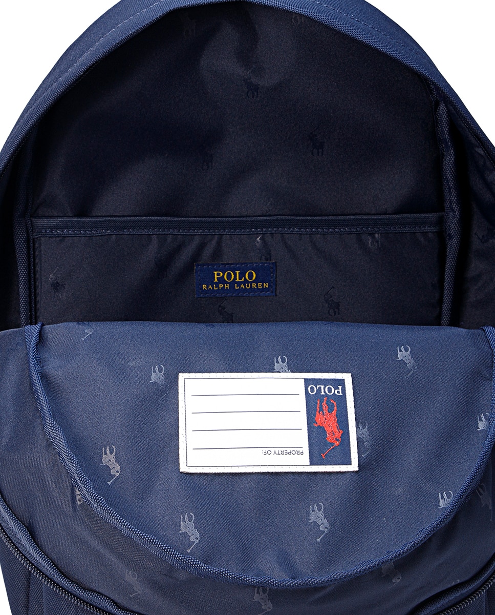 Mochila Infantil de 14" Colorida Polo Ralph Lauren Azul-3