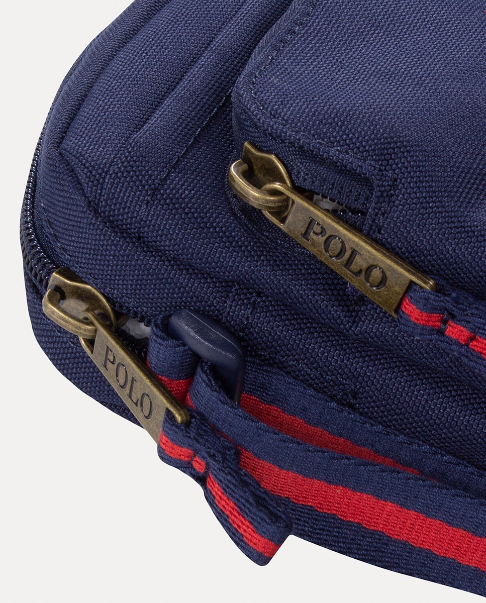 Mala com Desenho da Marca à Frente Polo Ralph Lauren Azul-marinho-3
