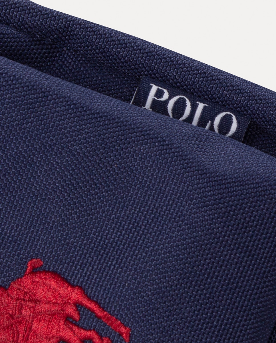 Mala com Desenho da Marca à Frente Polo Ralph Lauren Azul-marinho-4