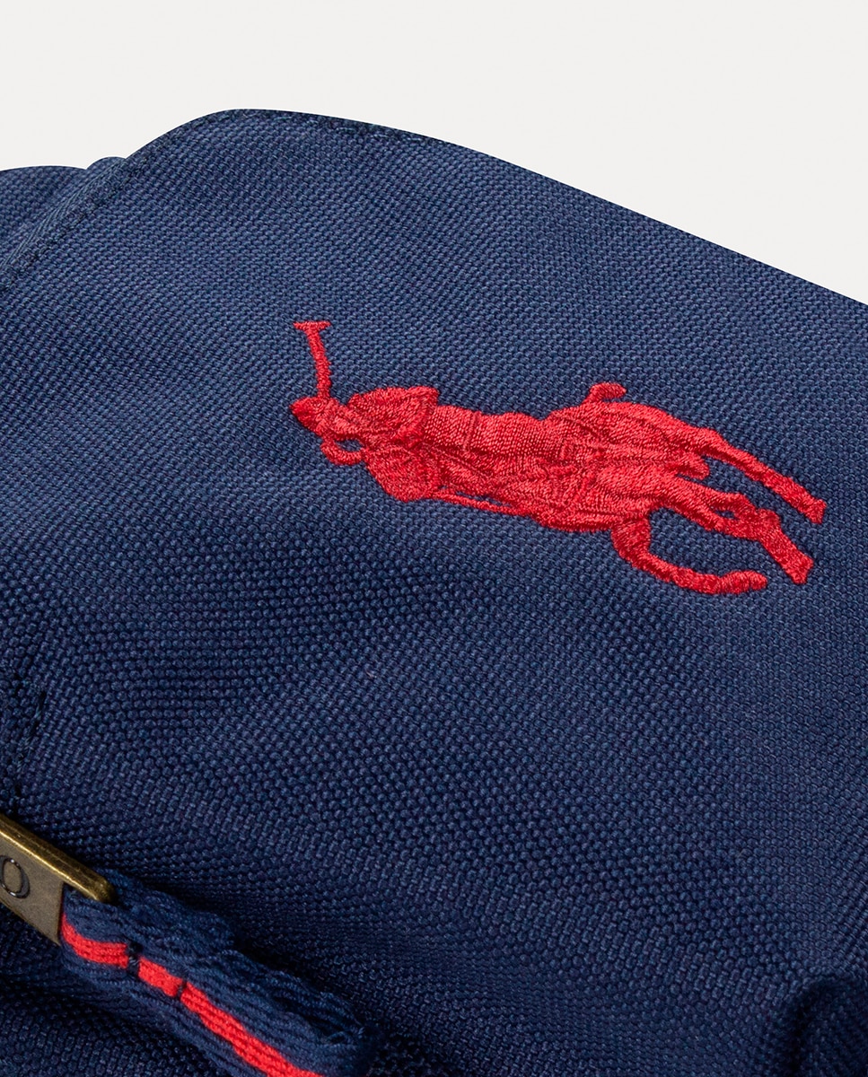 Mala com Desenho da Marca à Frente Polo Ralph Lauren Azul-marinho-6