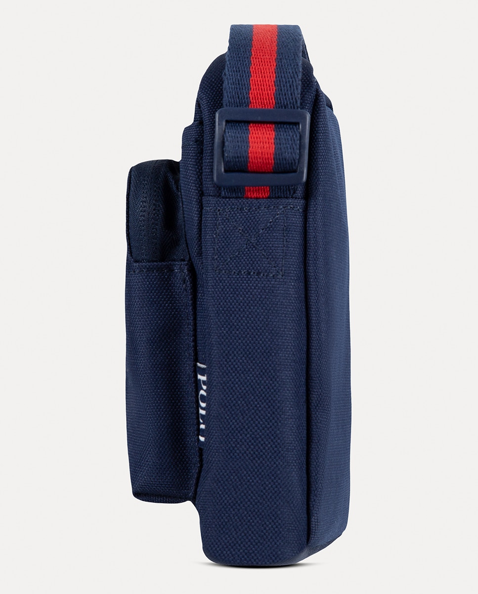 Mala com Desenho da Marca à Frente Polo Ralph Lauren Azul-marinho-7
