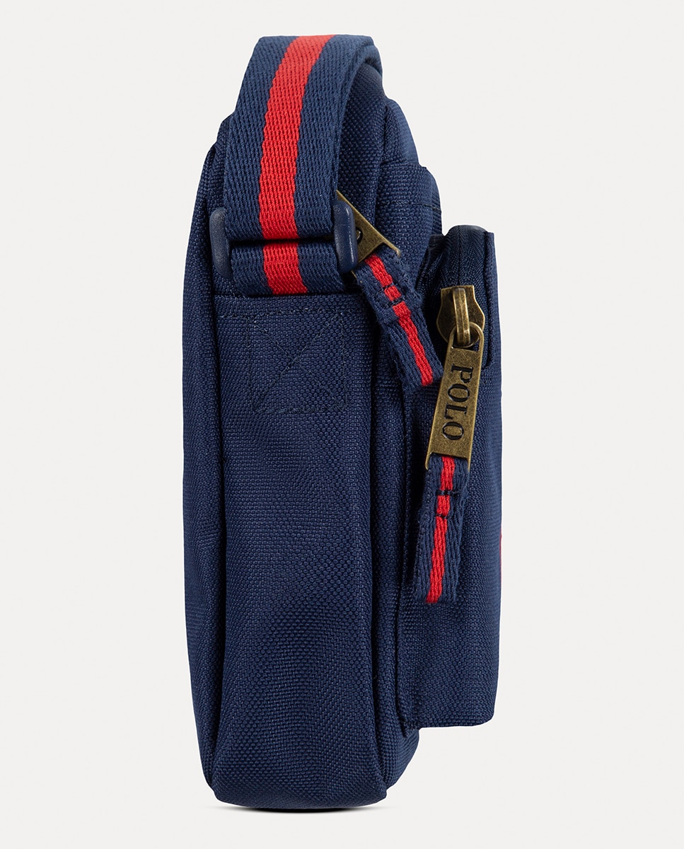 Mala com Desenho da Marca à Frente Polo Ralph Lauren Azul-marinho-8