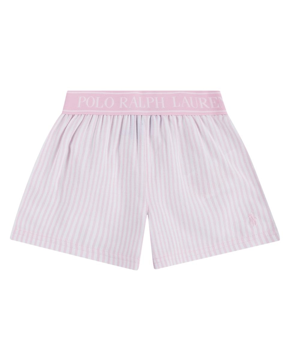 Imagen 7 de Conjunto de camiseta y pantalón corto para niña - Polo Ralph Lauren - Blanco Blanco