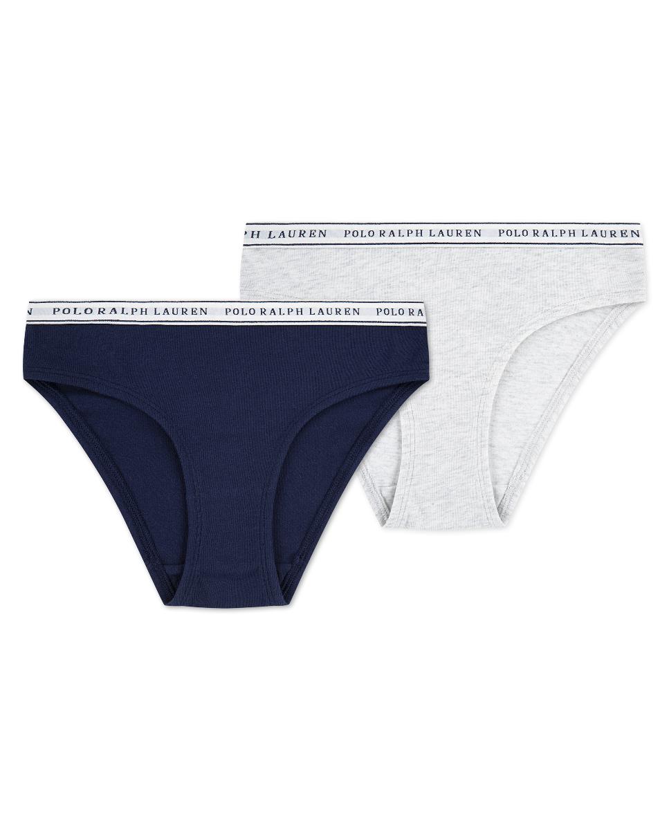 Pack de 2 Cuecas de Biquíni Polo Ralph Lauren Azul-1