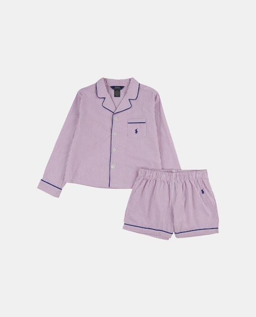 Imagem 0 de Polo de Conjunto de Dormir com Top Tecido e Calções