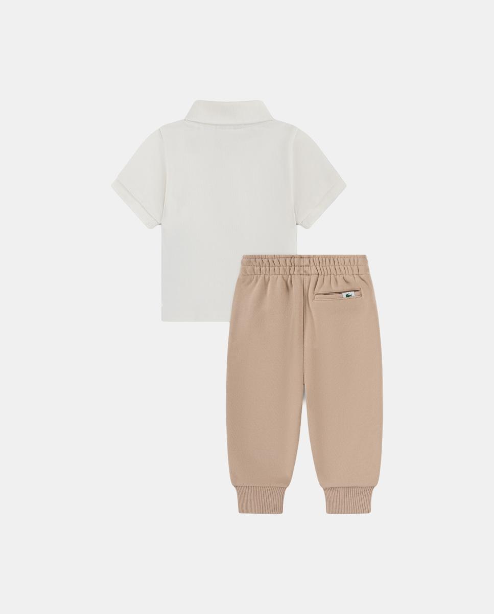 Conjunto de Polo Lacoste Branco-2