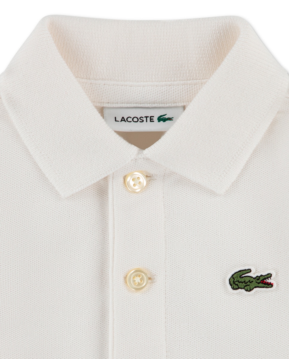 Conjunto de Polo Lacoste Branco-3