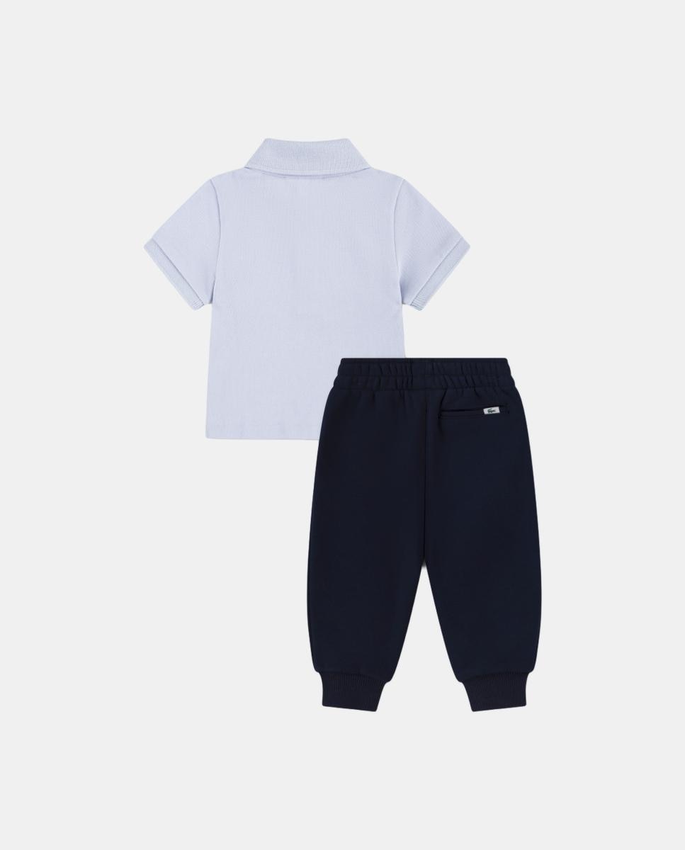 Conjunto de Polo Lacoste Azul-2