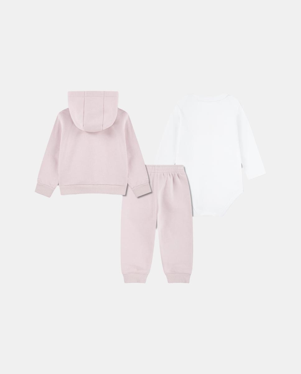 Imagen 2 de Conjunto polar de 3 piezas Lacoste Mon Premier unisex - Rosa Rosa