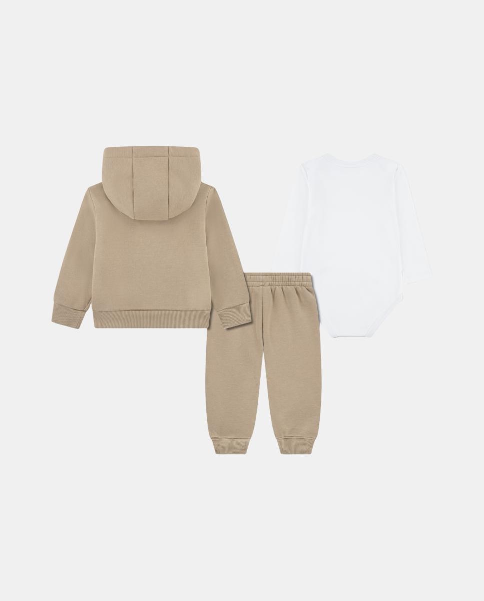 Imagen 2 de Conjunto polar de 3 piezas Lacoste Mon Premier unisex - Blanco Blanco