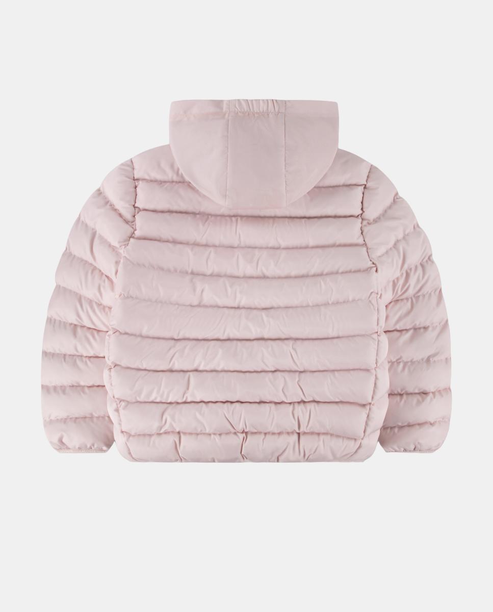 Casaco Acolchoado de Peso Médio Rosa-2