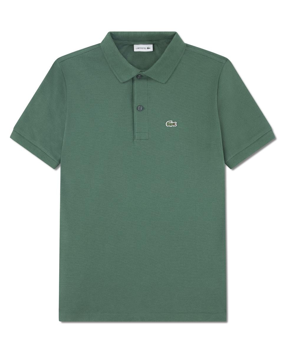 Polo de piqué no orgánico Petit para niño - Lacoste - Verde Verde-1
