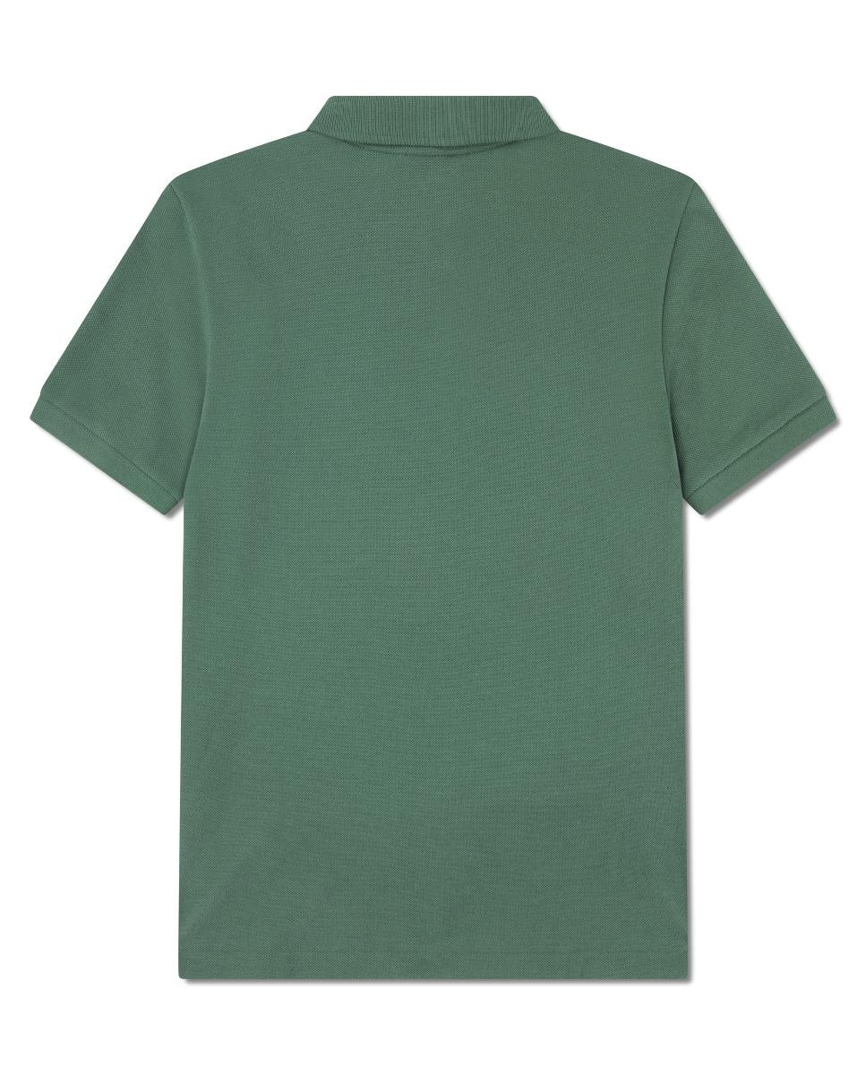 Polo de piqué no orgánico Petit para niño - Lacoste - Verde Verde-2