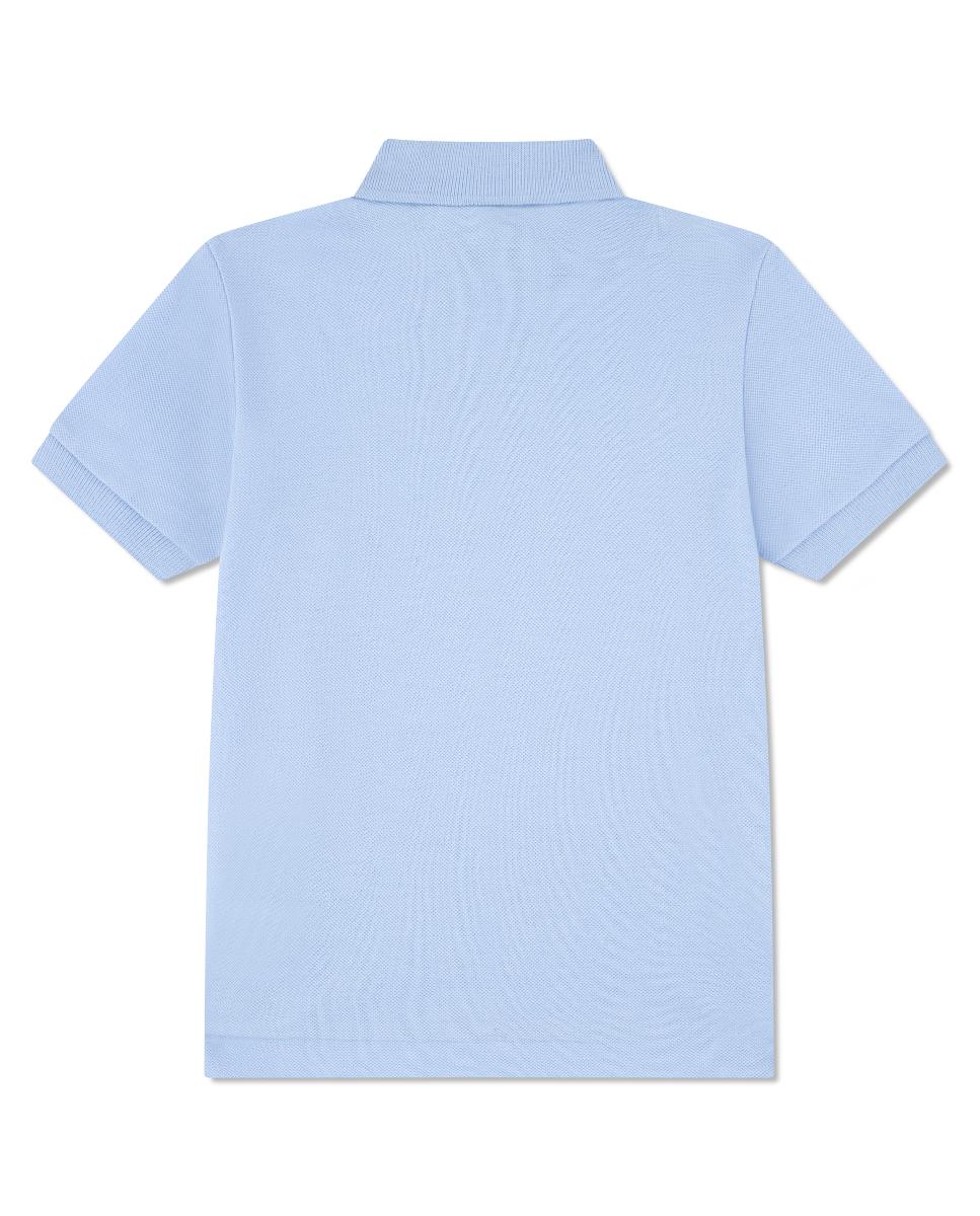Polo Piqué Não Orgânico Petit Lacoste Azul-2