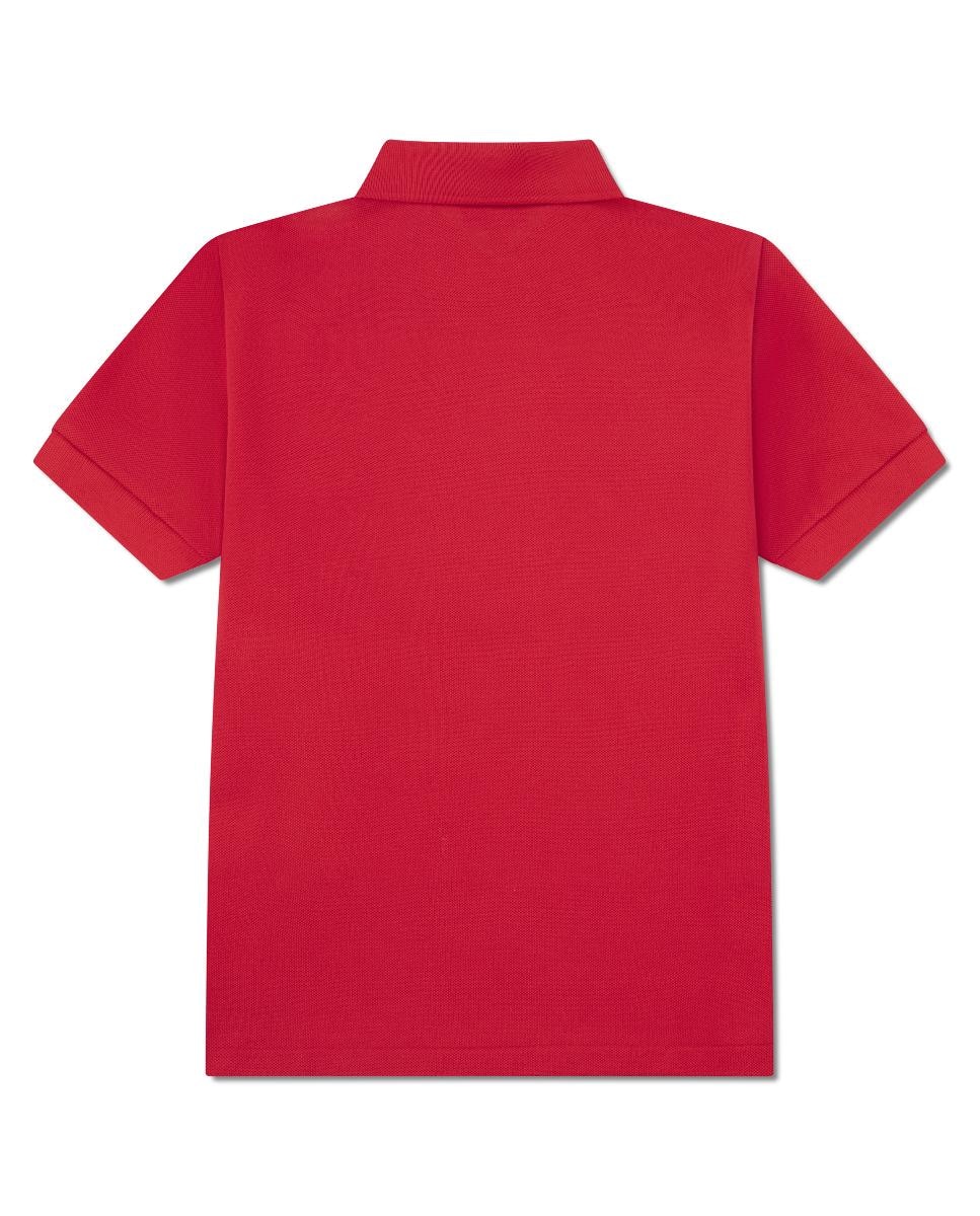 Polo Piqué Não Orgânico Petit Lacoste Vermelho-2