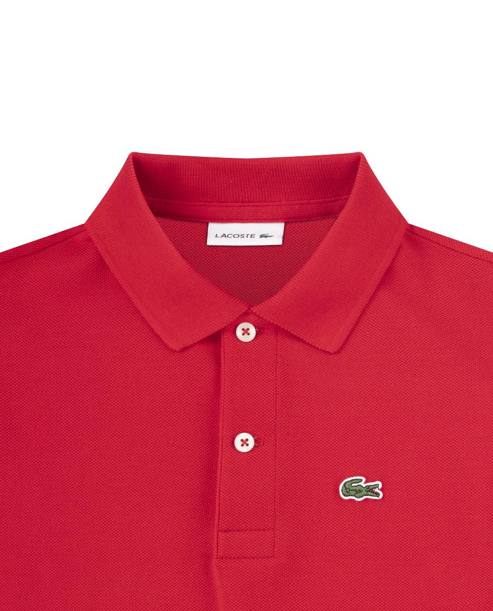 Polo Piqué Não Orgânico Petit Lacoste Vermelho-3