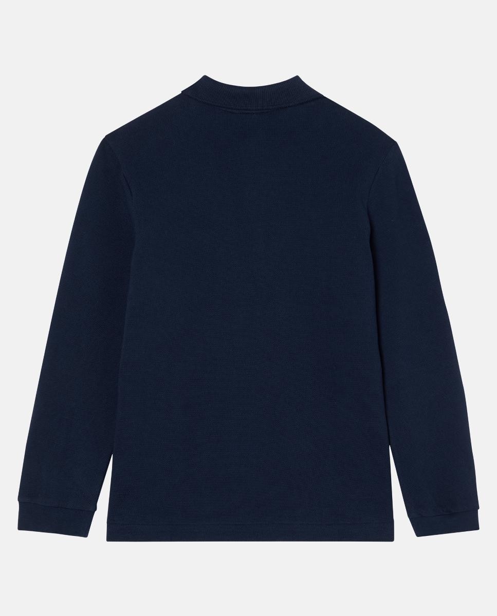Polo de piqué de manga larga para niño - Lacoste - Azul Azul-2