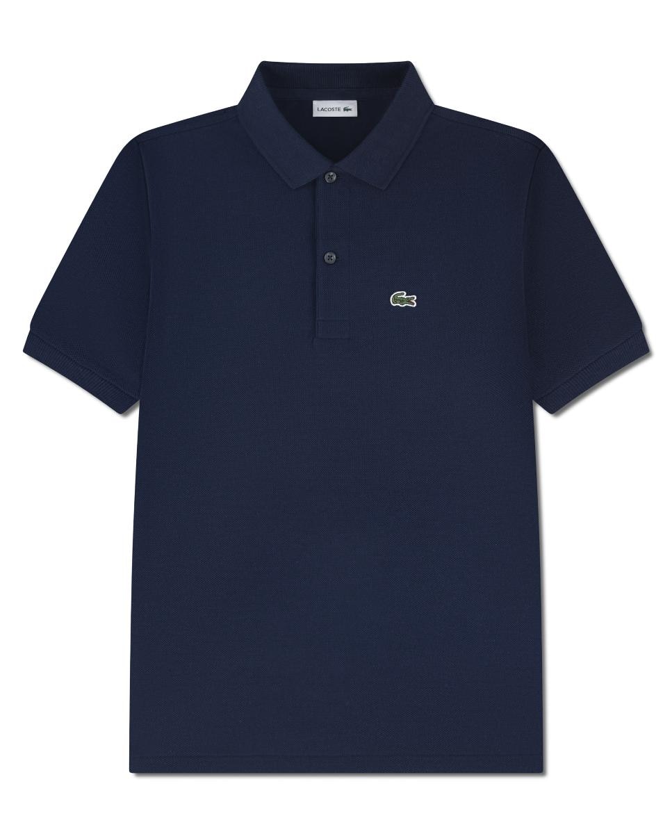 Polo Piqué Não Orgânico Petit Lacoste Azul-1