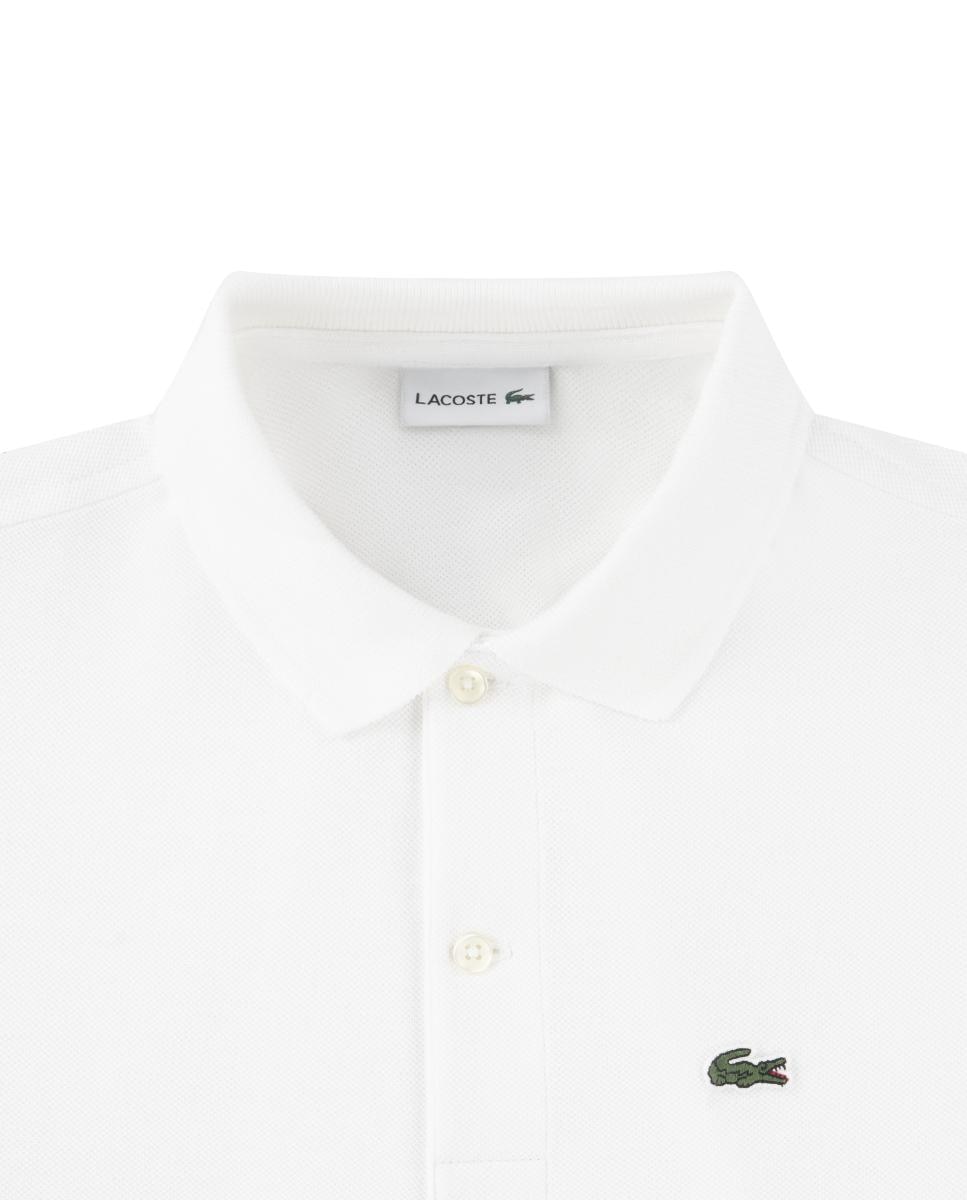 Polo Piqué Não Orgânico Petit Lacoste Branco-3