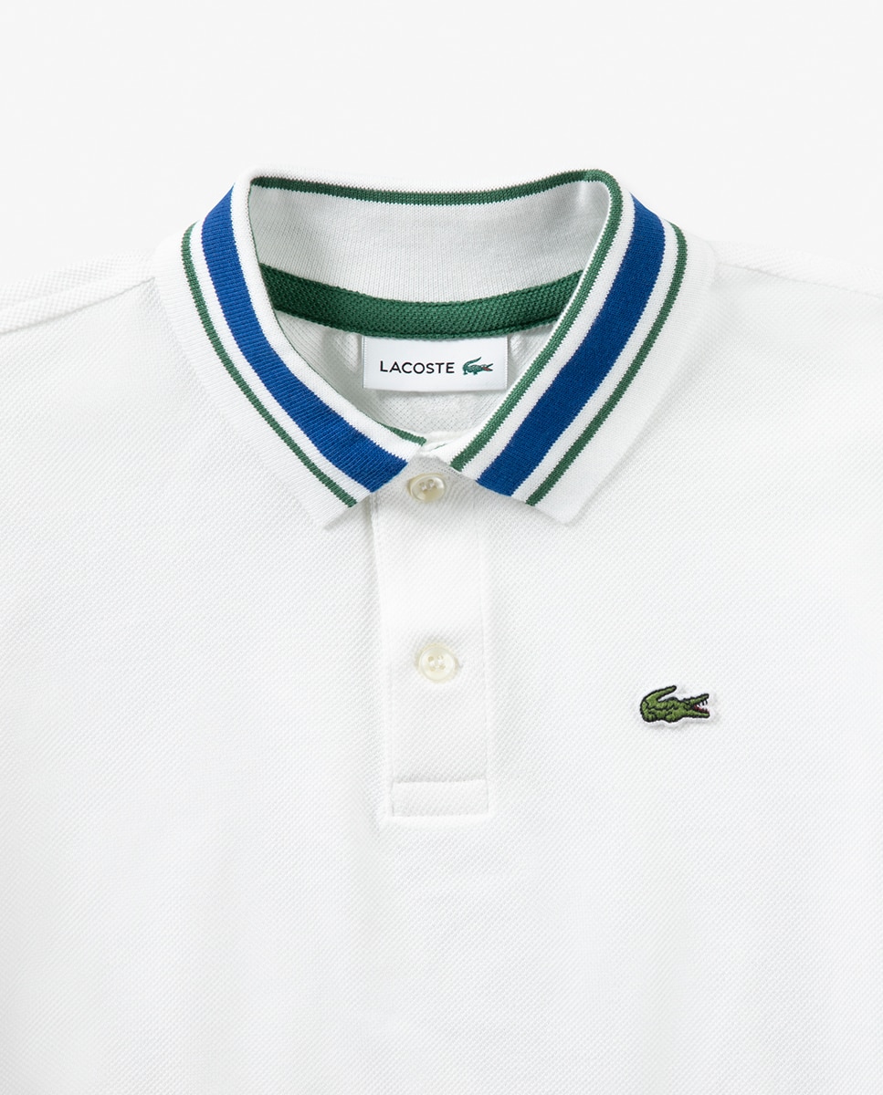 Polo Petit Piqué Fancy Branco-3