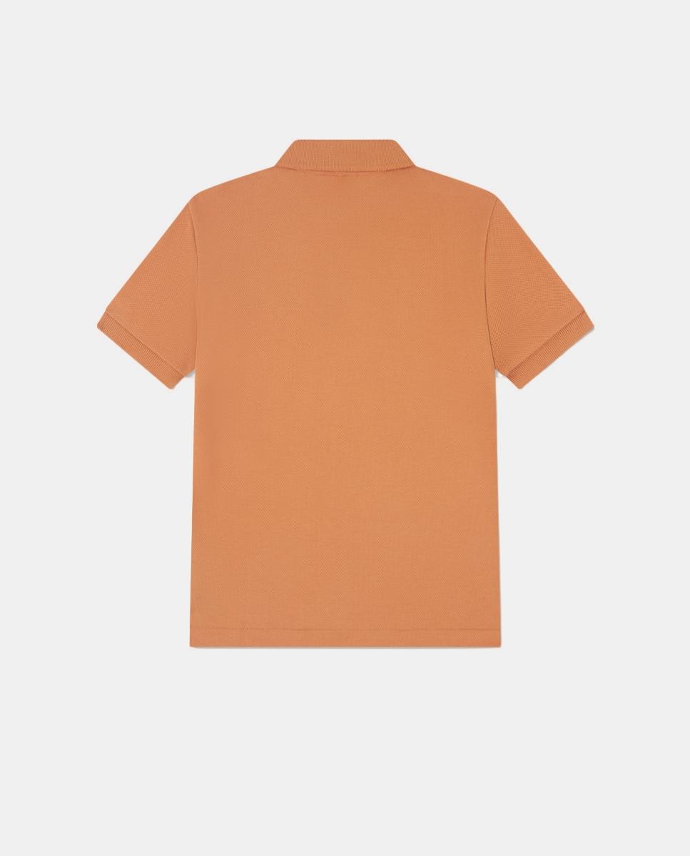 Polo Petit Piqué Não Orgânico Lacoste Laranja-2