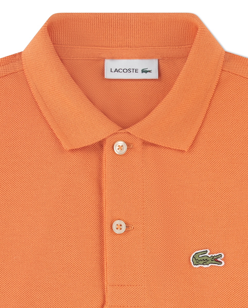 Polo Petit Piqué Não Orgânico Lacoste Laranja-3