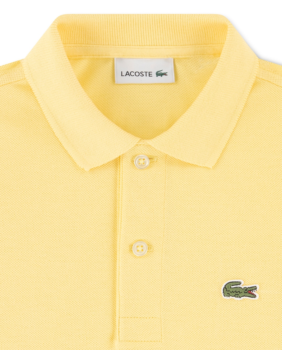 Polo Petit Piqué Não Orgânico Lacoste Amarelo-3