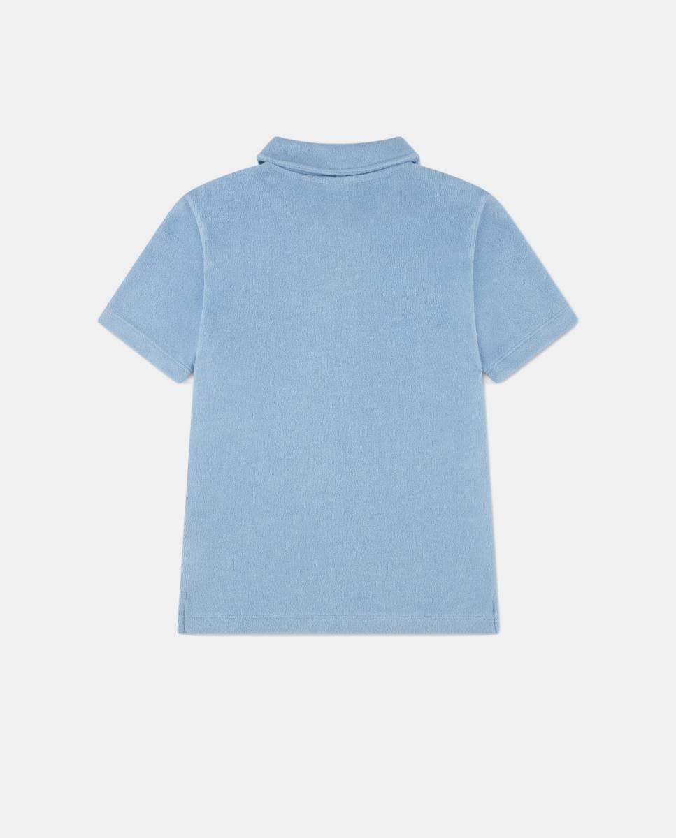 Polo de Tecido Turco Lacoste Azul-2