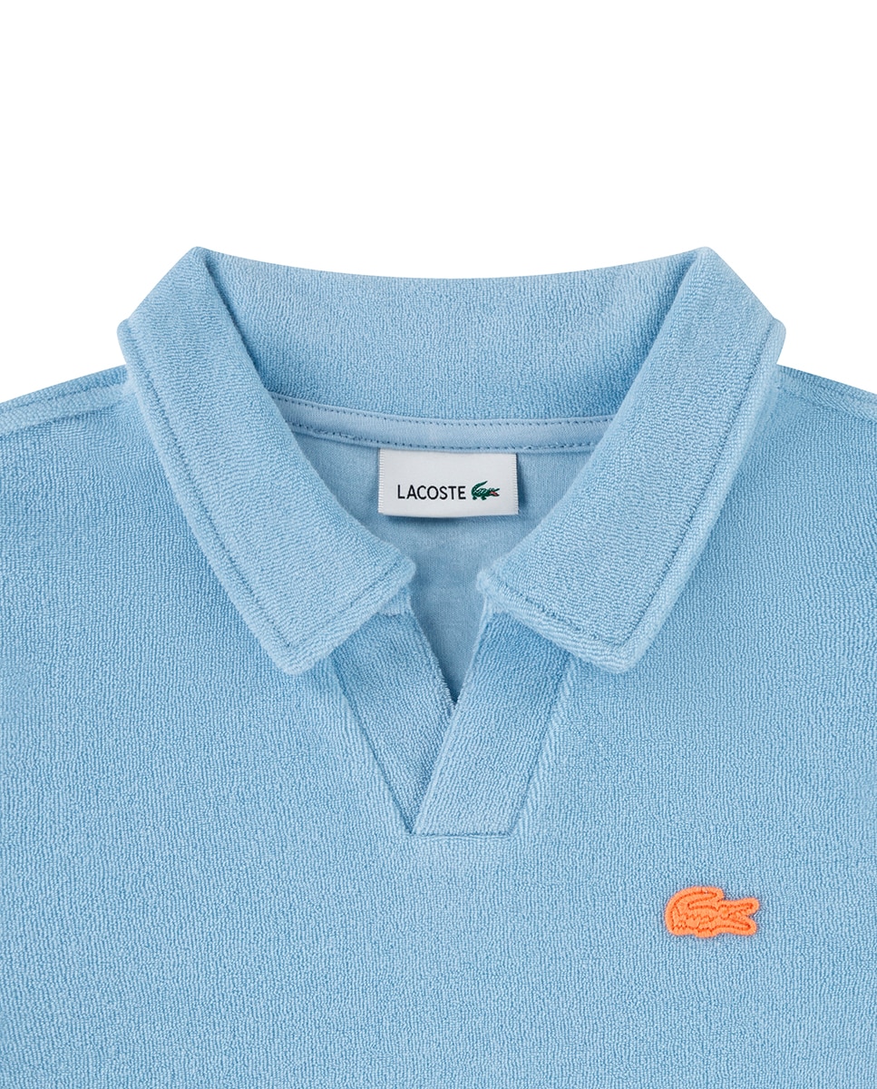 Polo de Tecido Turco Lacoste Azul-3