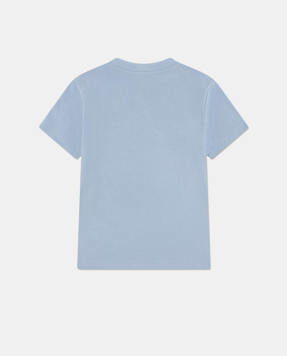 T-shirt com Apliques Lacoste Azul-2