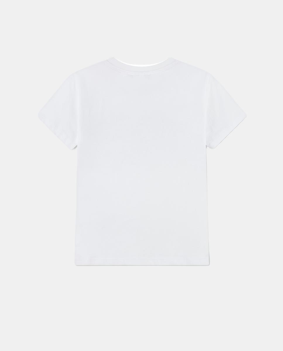 T-shirt Gráfica Texturizada Lacoste Branco-2