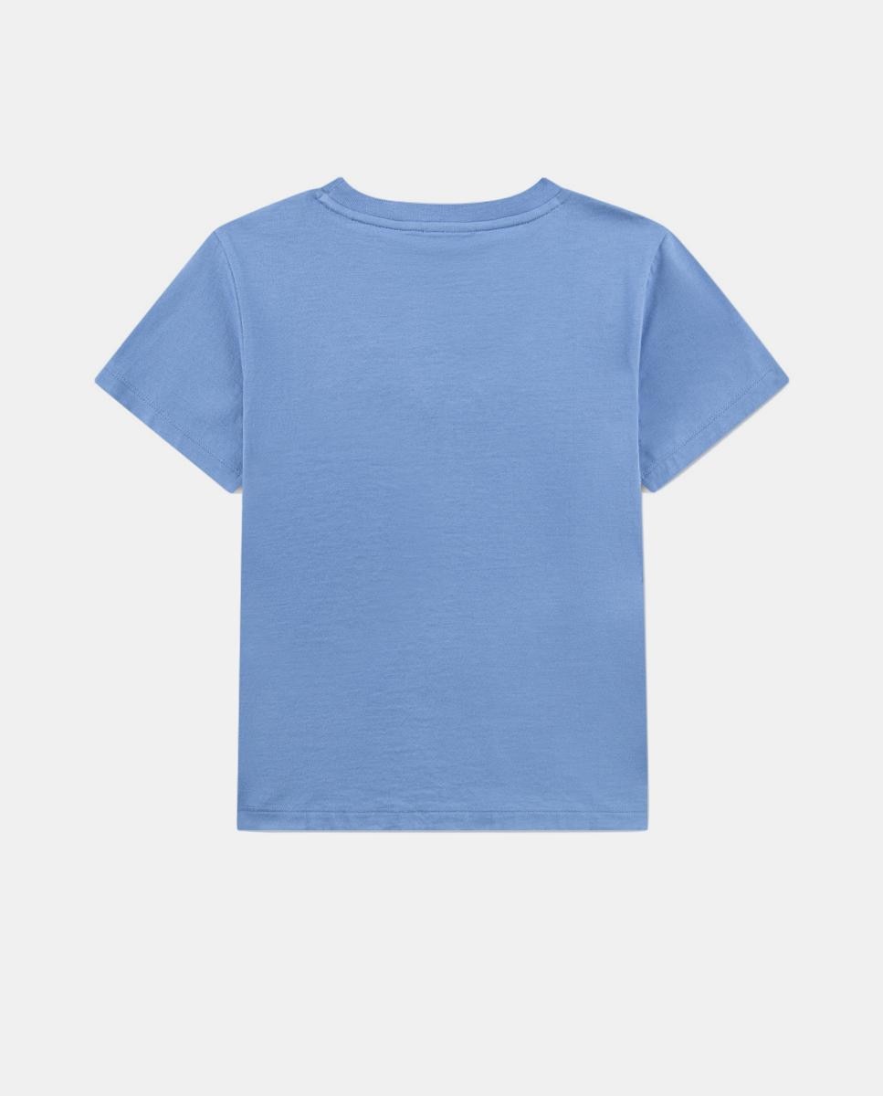 T-shirt com Relevo Lacoste Azul-5