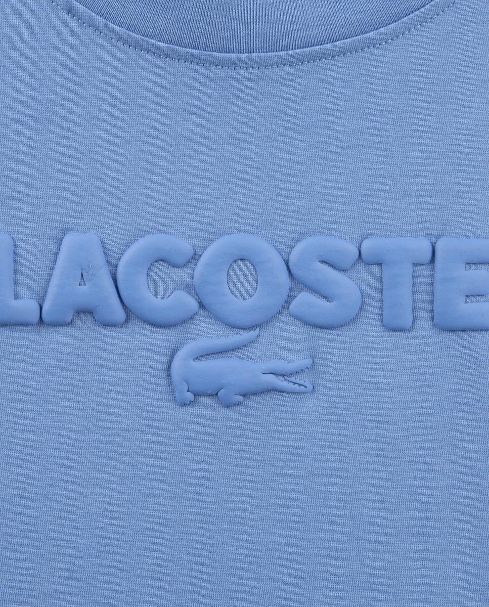 T-shirt com Relevo Lacoste Azul-6