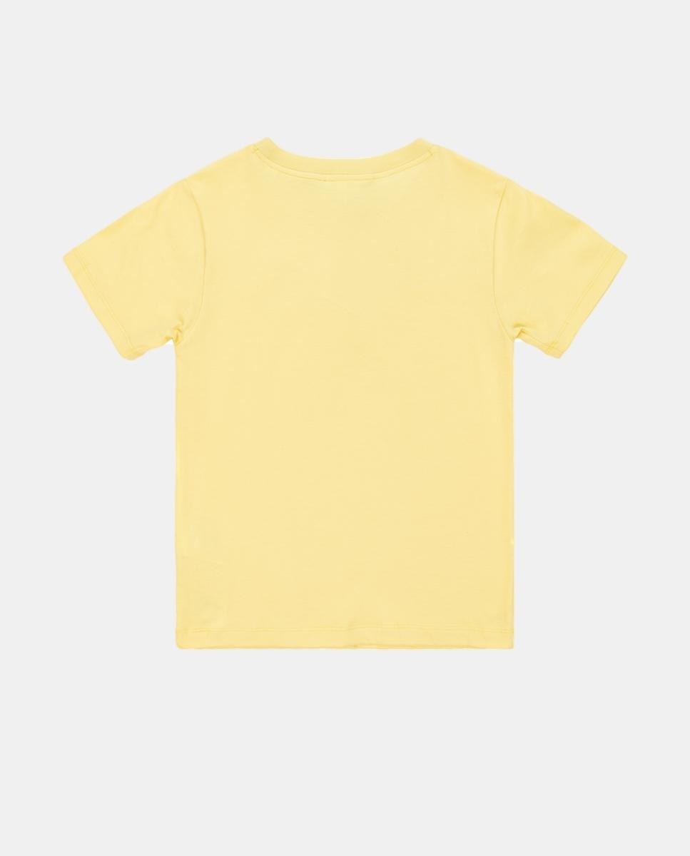 T-shirt com Relevo Lacoste Amarelo-2