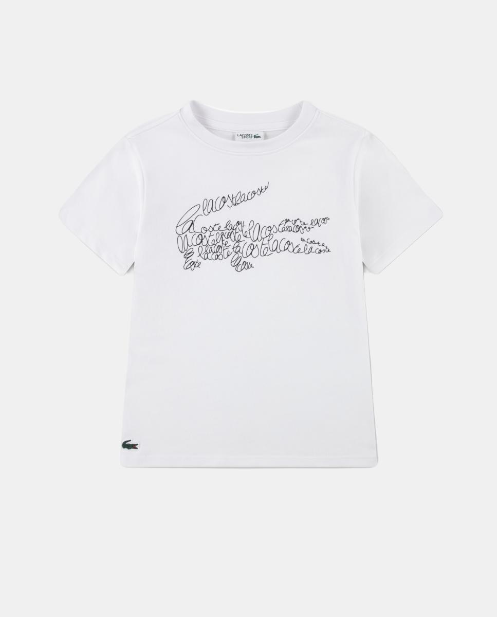 Imagem 0 de T-shirt com Estampado Gráfico de Crocodilo Script