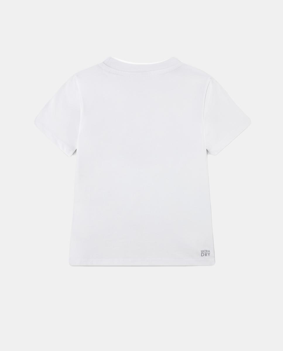 T-shirt com Estampado Gráfico de Crocodilo Script Branco-2